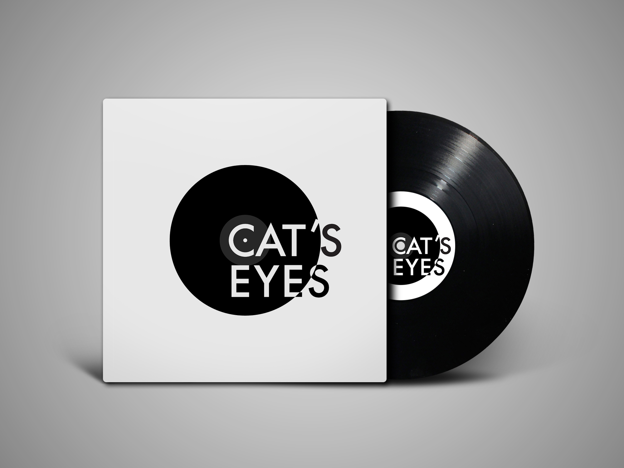 Cat's eyes. Réalisation du logo de Cat's Eyes, musicienne et DJ.