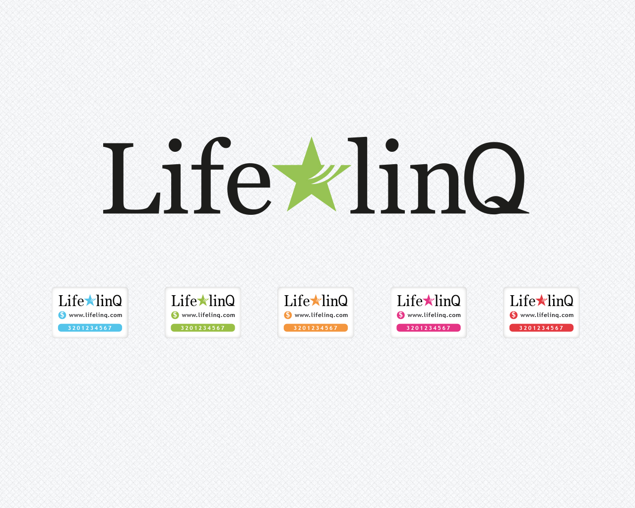 Life★linQ. Création du logo et des marquage sécurisés pour Life★linQ.